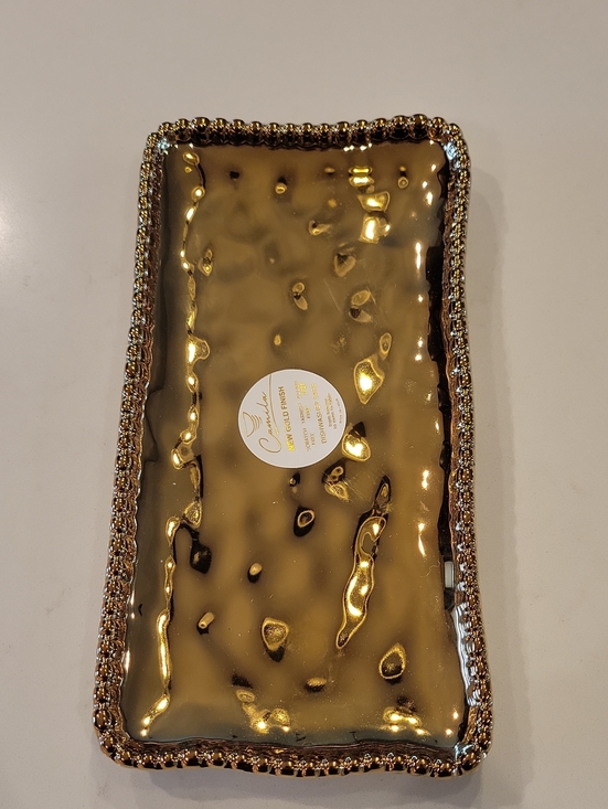 T.J.Maxx Other - New Camila Gold Decorative Tray NWT